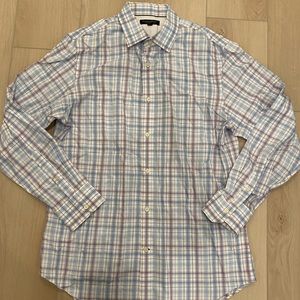 Banana republic large plaid button down shirt